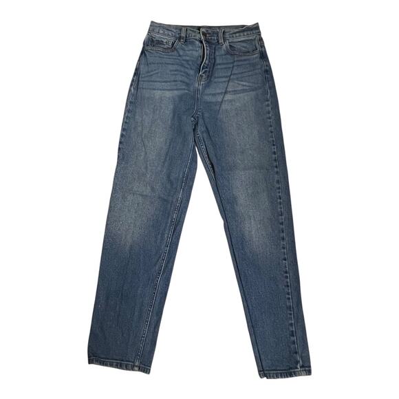 Fashion Nova I Got It From My Mama Jeans Medium Wash Women's 9 Casual Streetwear - Picture 1 of 5